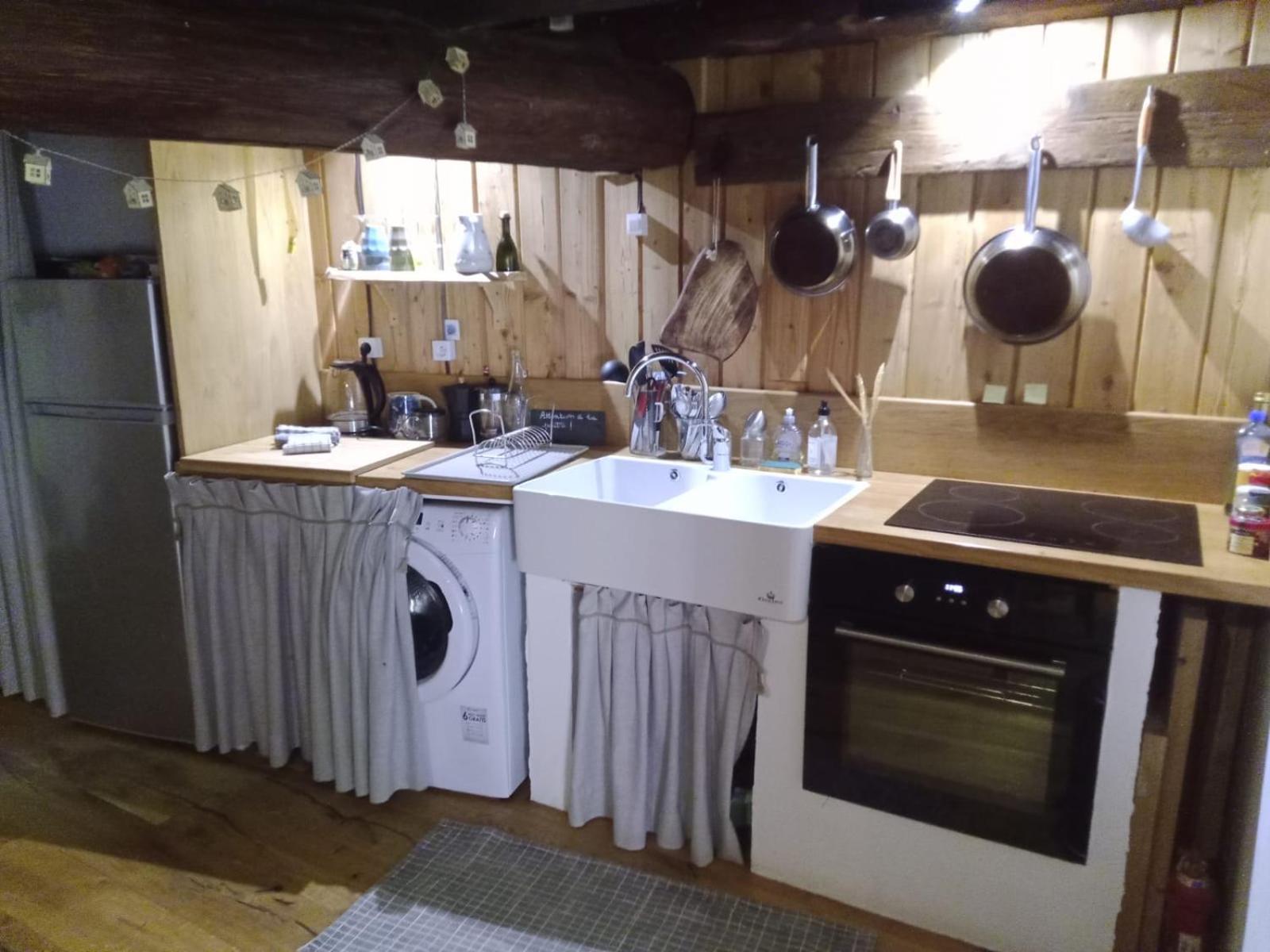 Mon Roc - Maison De Montagne Atypique Avec Vue La Grave Buitenkant foto