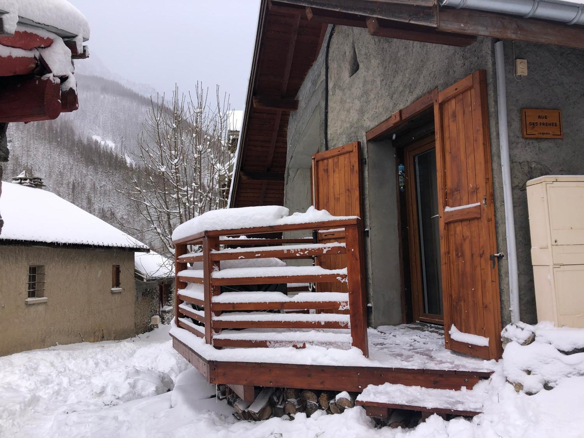 Mon Roc - Maison De Montagne Atypique Avec Vue La Grave Buitenkant foto
