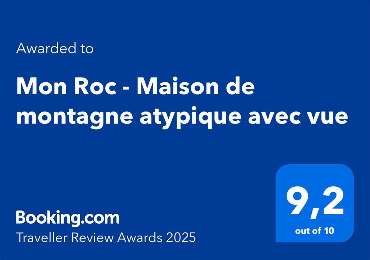 Mon Roc - Maison De Montagne Atypique Avec Vue La Grave Buitenkant foto